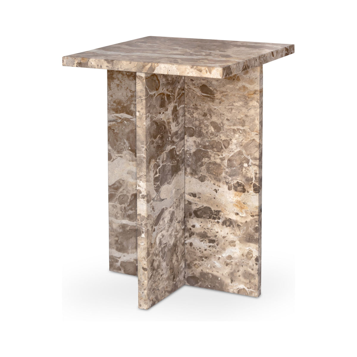 Blair - Accent Table Panther Marble - Beige