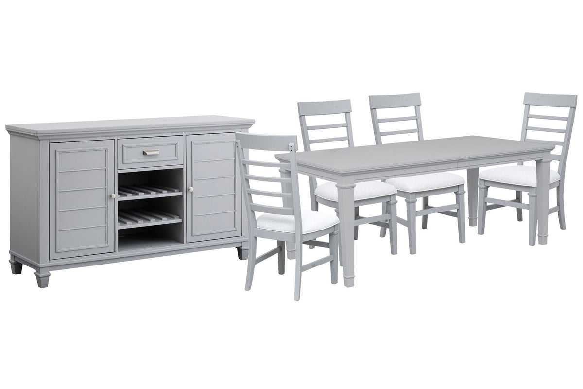 Charleston - Extendable Rectangular Dining Table Set