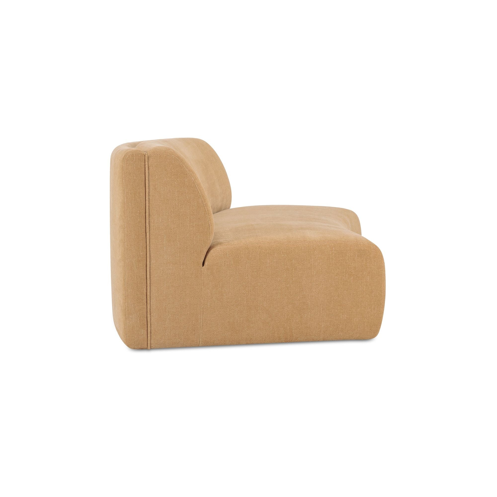Naomi - Concave Sofa - Golden Yellow