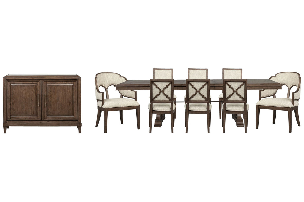 Jubilee - Extendable Trestle Dining Table Set