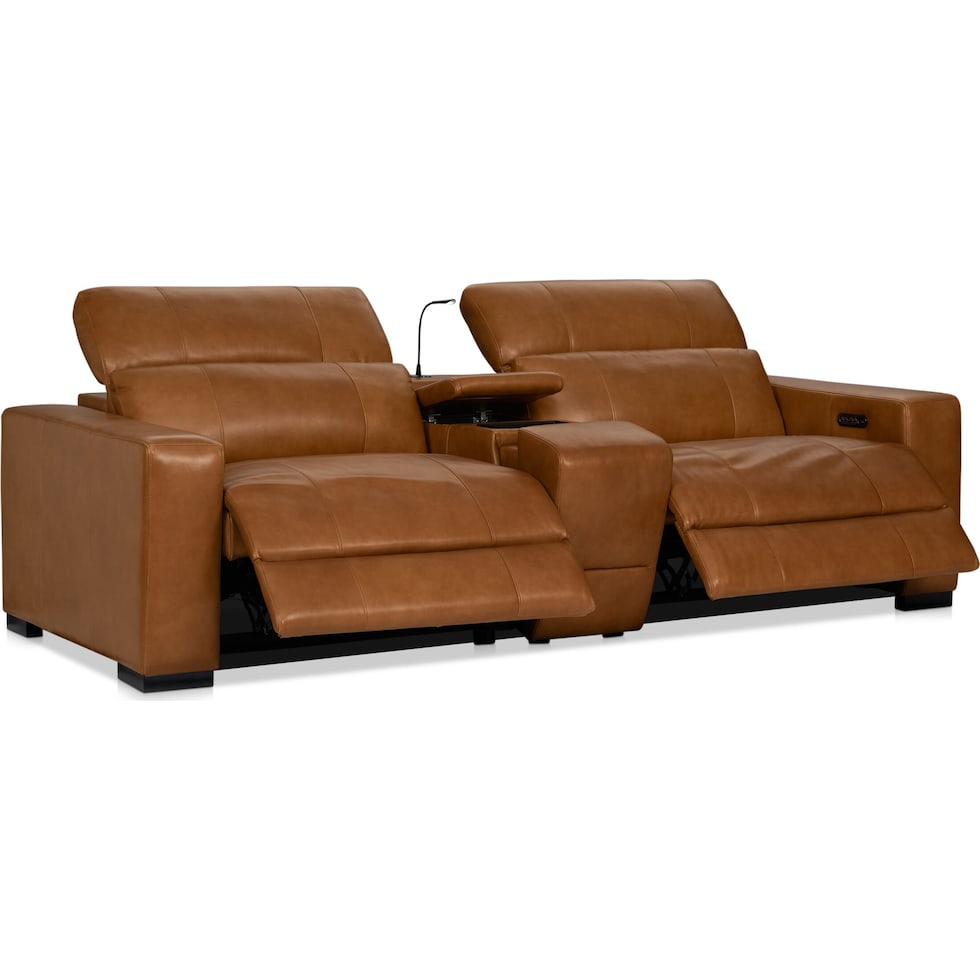 Payton Saddle Power Motion Sofa with Console