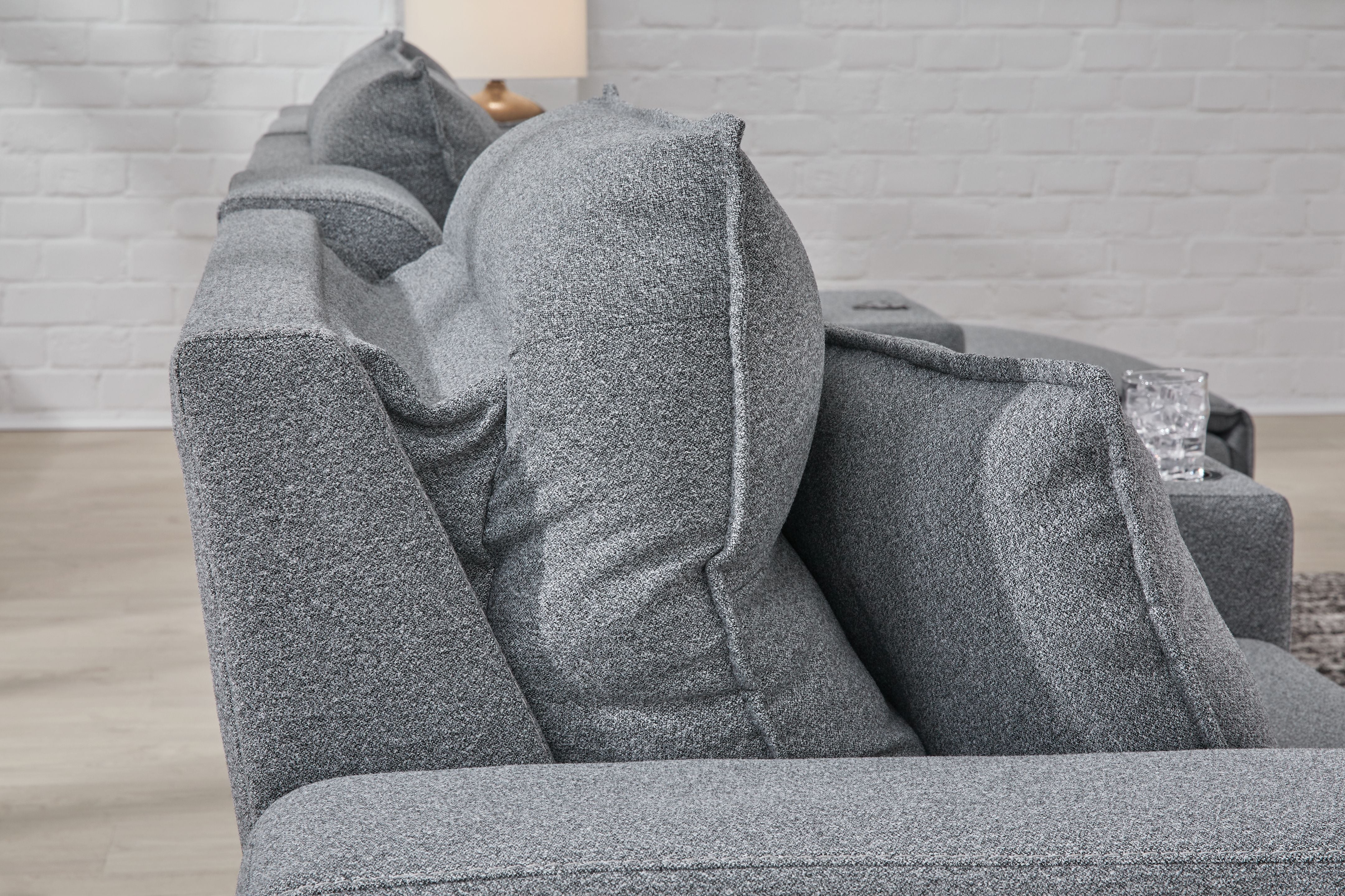 Modmax II - Reclining Sectional - Salt And Pepper