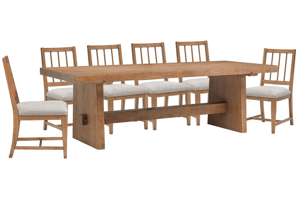 Lindon - Trestle Dining Table Set