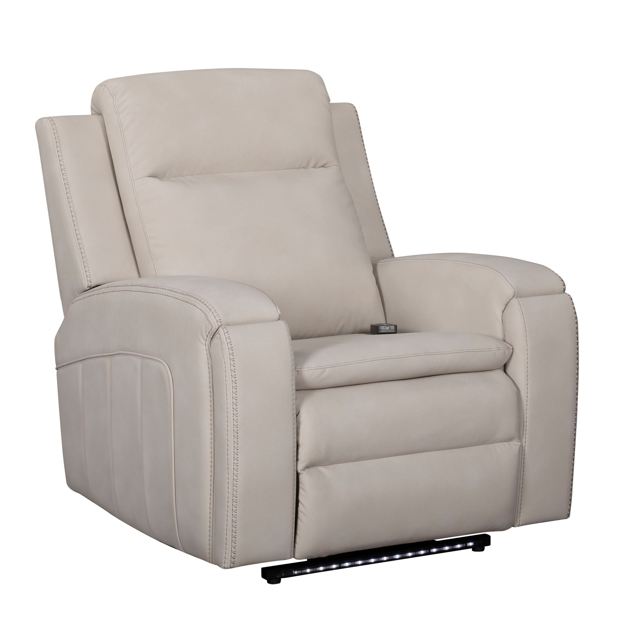 Armstrong - Power Recliner With Heat, Massage And Auto-Glide