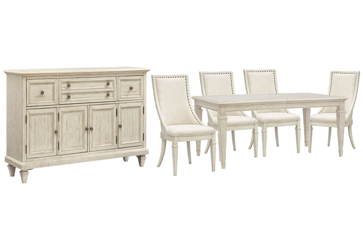Newport - 6 Piece Extendable Rectangular Dining Table Set