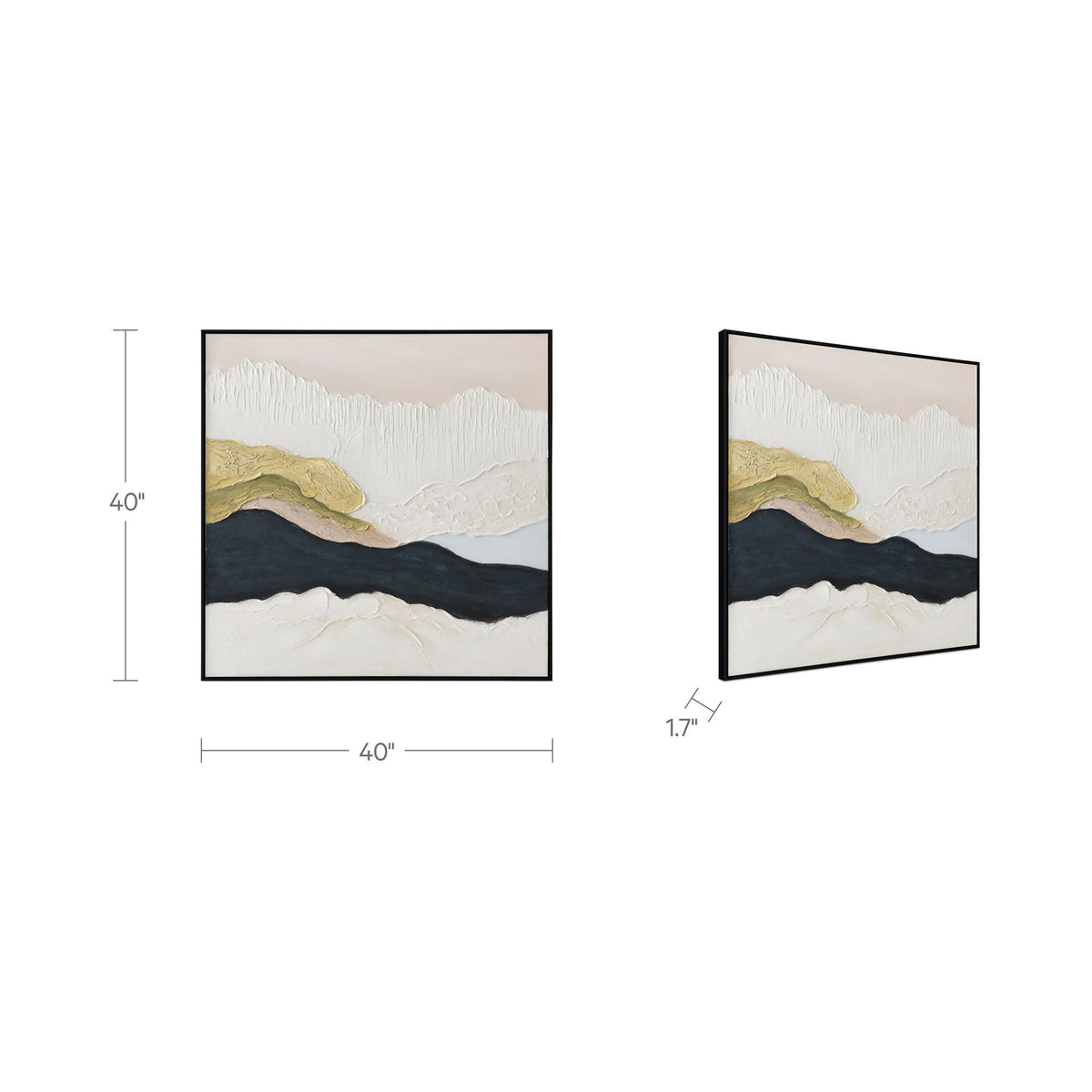 Elevate - Framed Painting - Multicolor