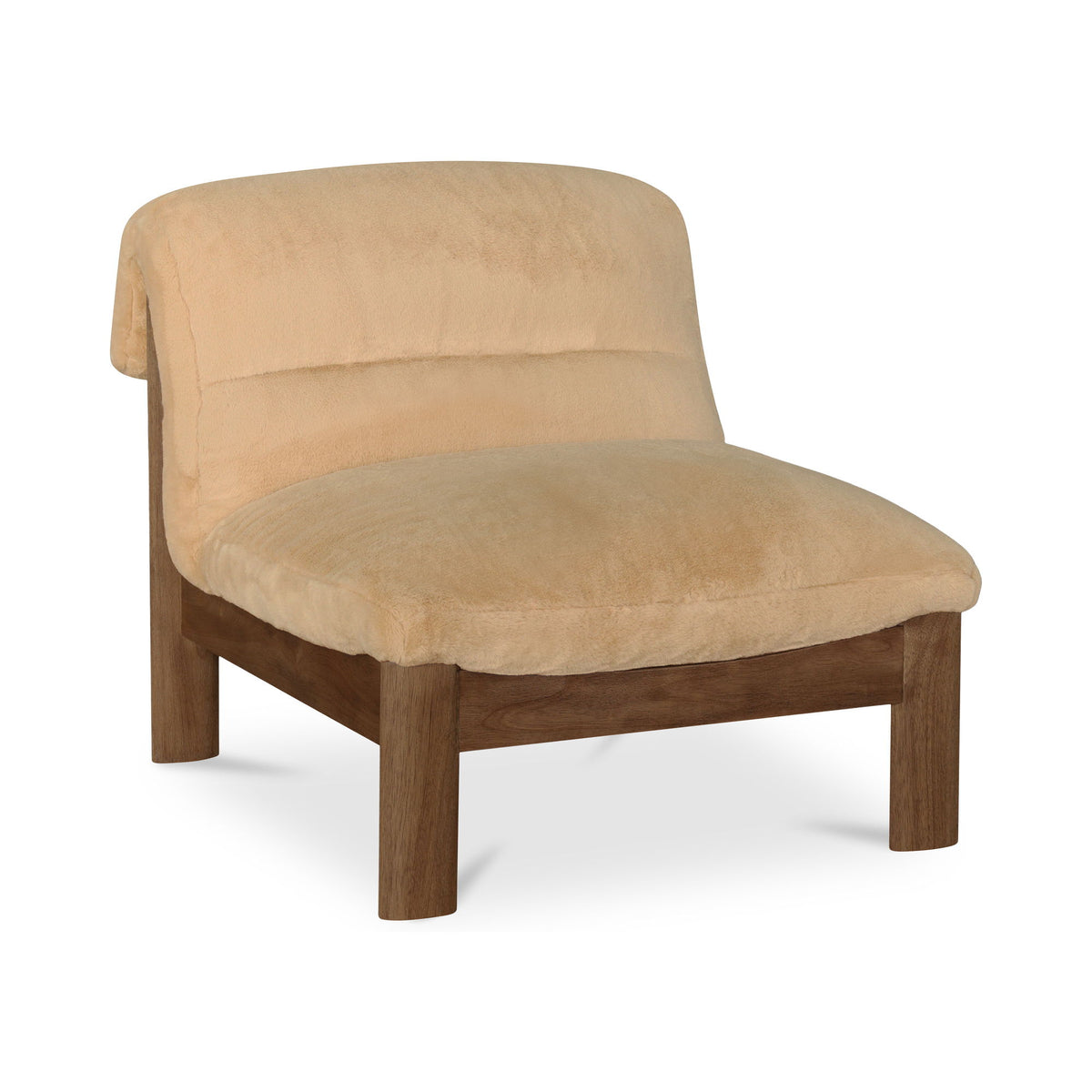 Pierce - Accent Chair Faux Fur - Brown