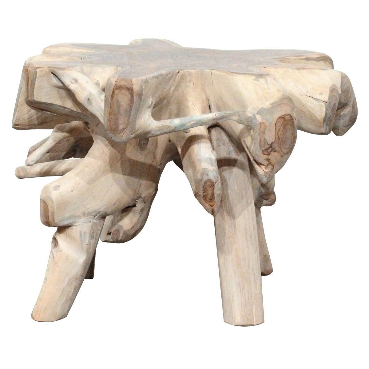 Cypress - Teak Root End Table