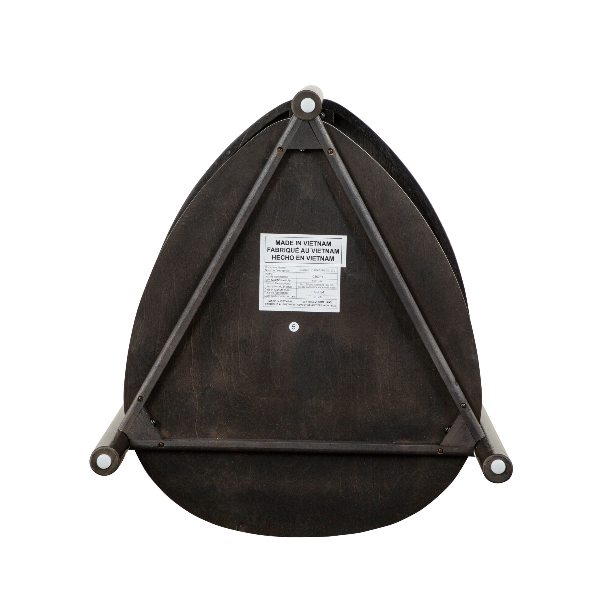 Hadleigh - Shaped Accent End Table