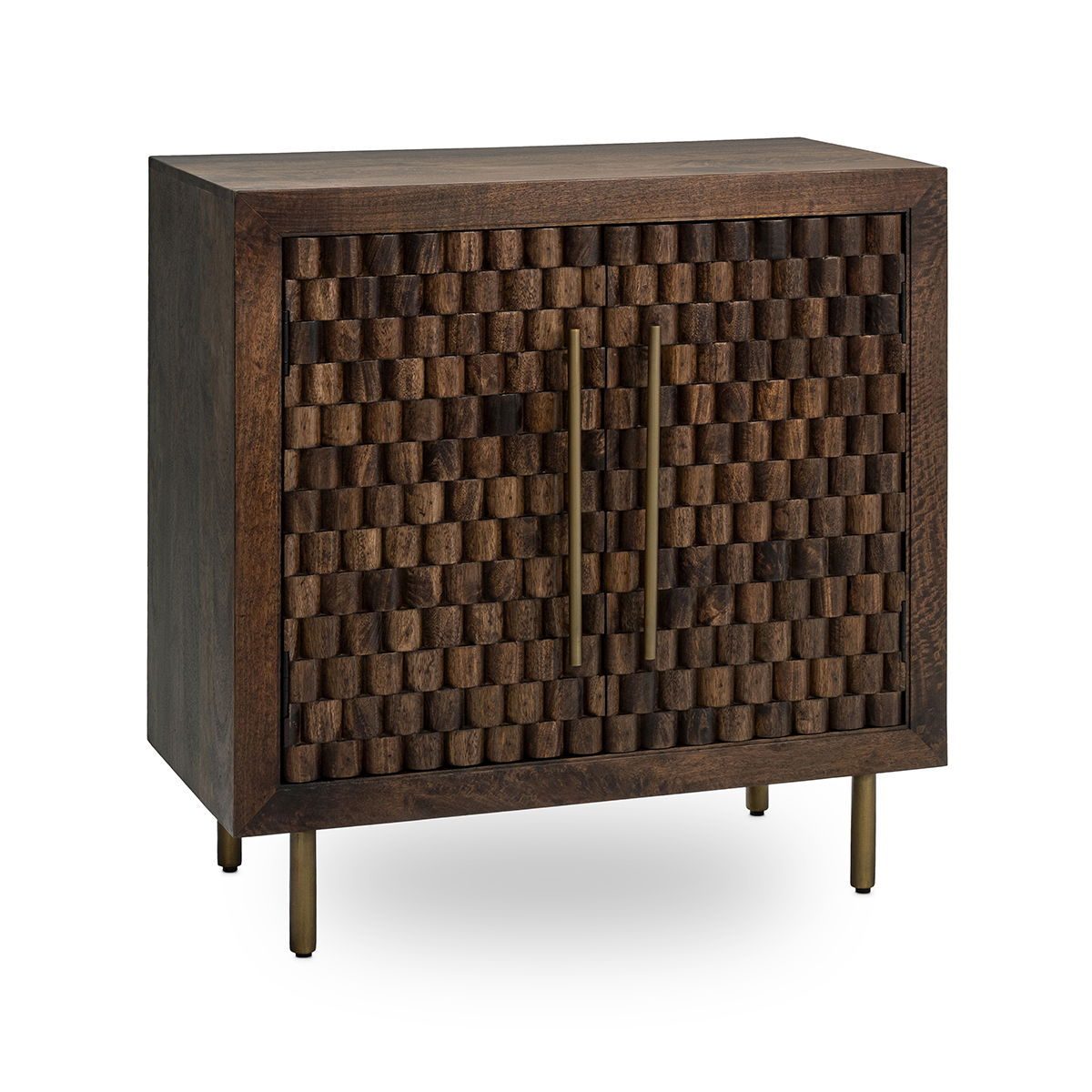 Norwood - 2 Door Cabinet - Bark Brown