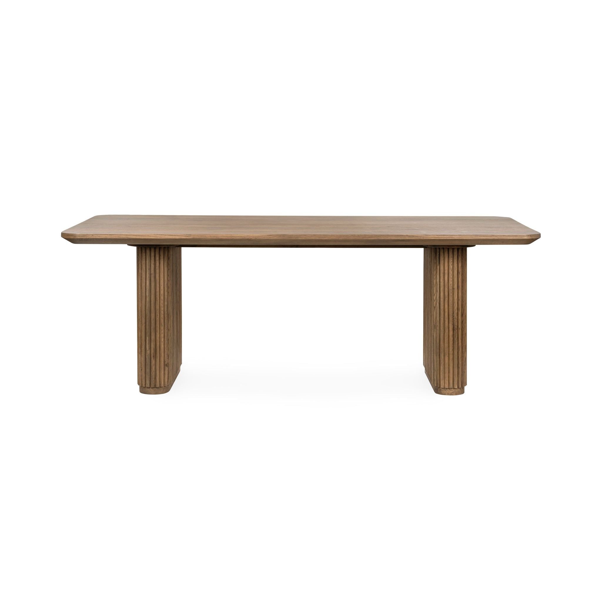 Vander - Oak Wood 84" Dining Table