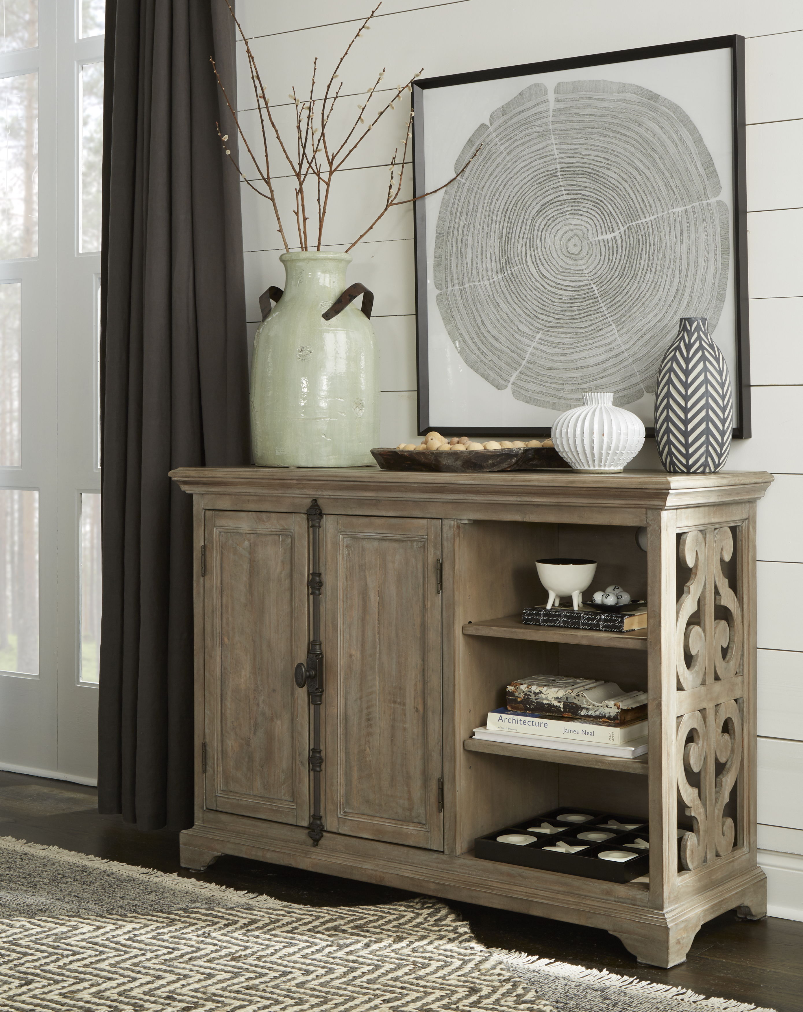 Tinley Park - Printer Stand - Dove Tail Gray