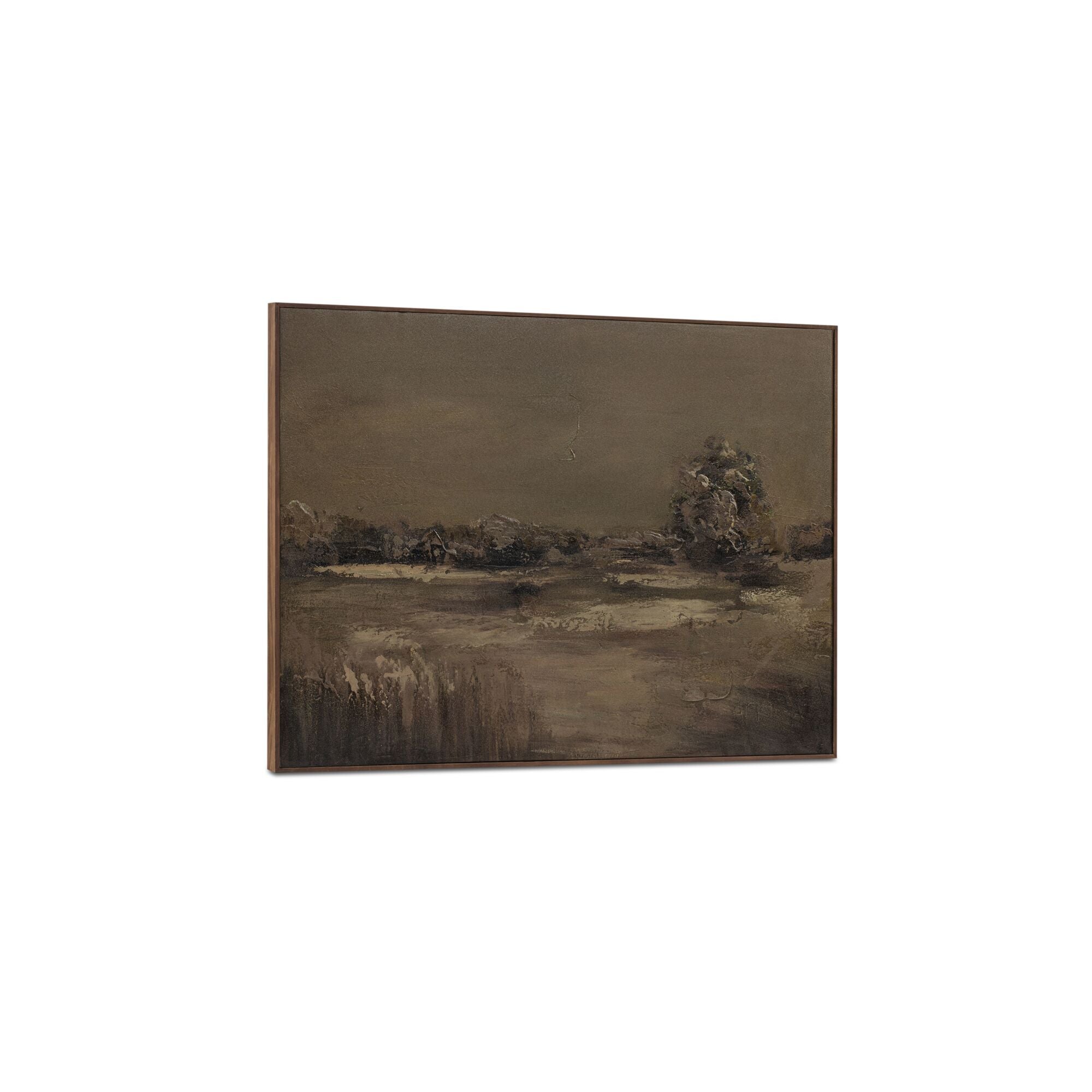 Ode - Framed Painting - Dark Brown