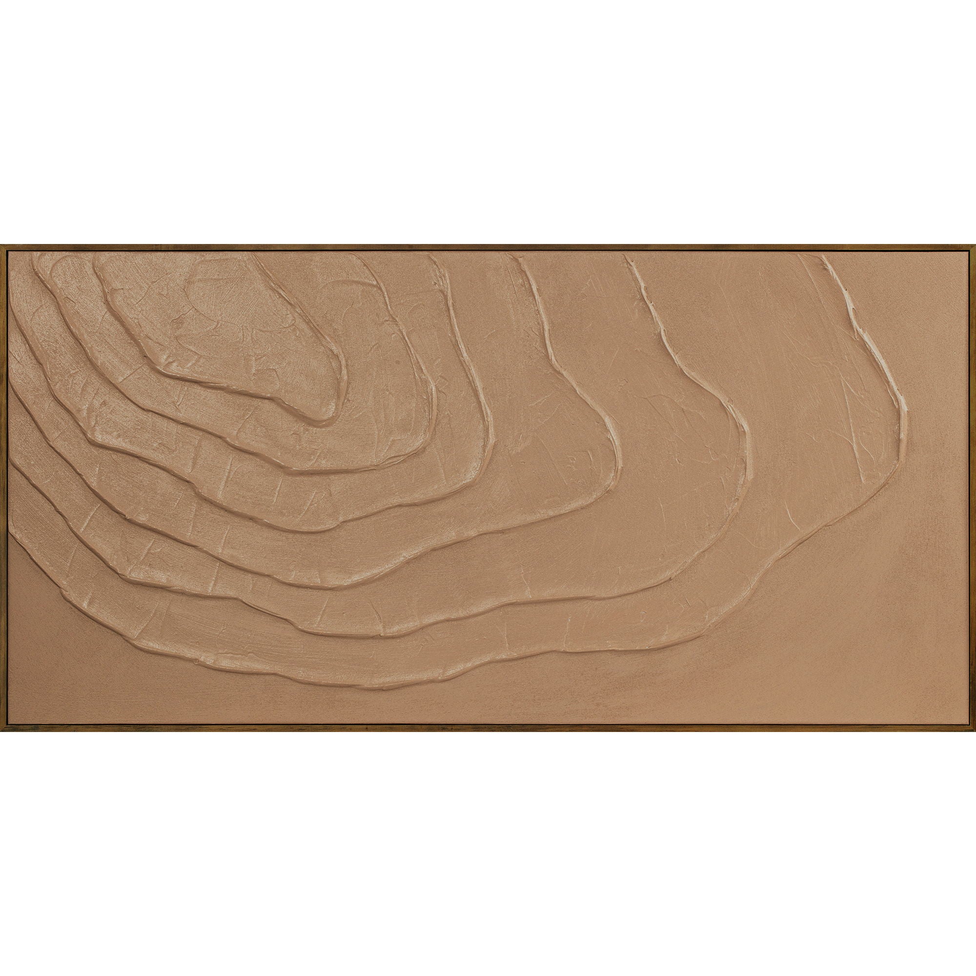 Umbria - Framed Painting - Light Brown