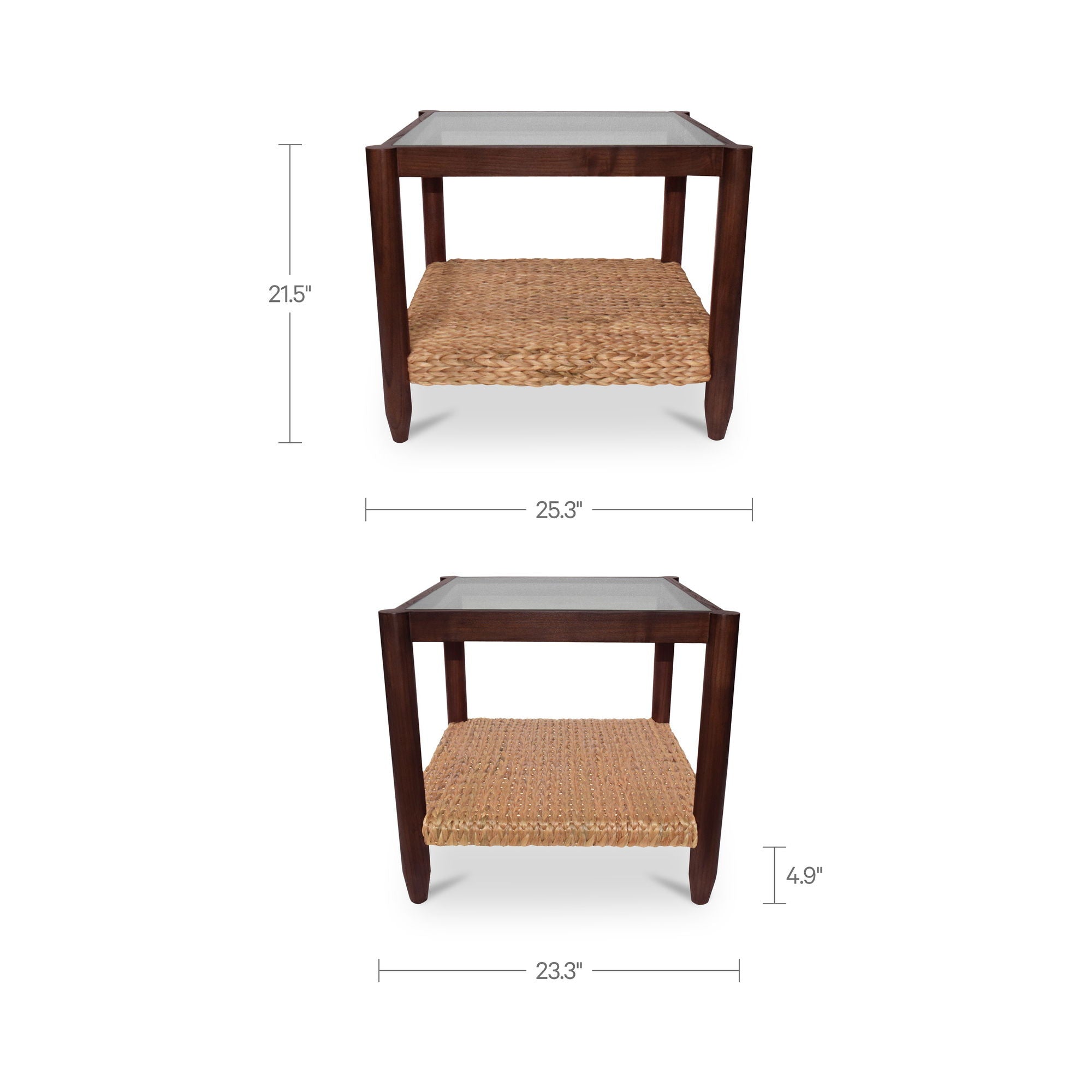 Beth - Side Table - Brown