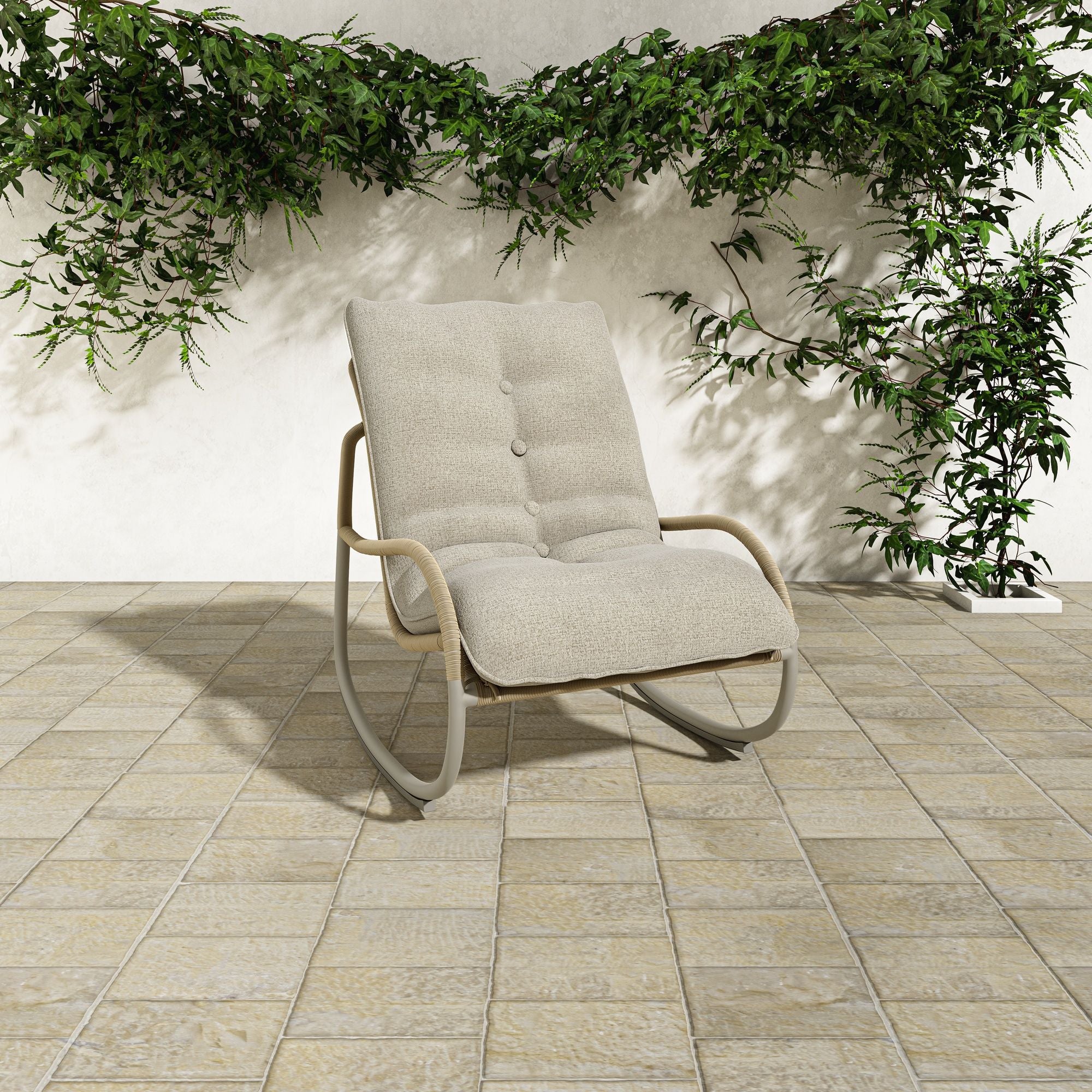 Lyra - Rocker Chair - Beige
