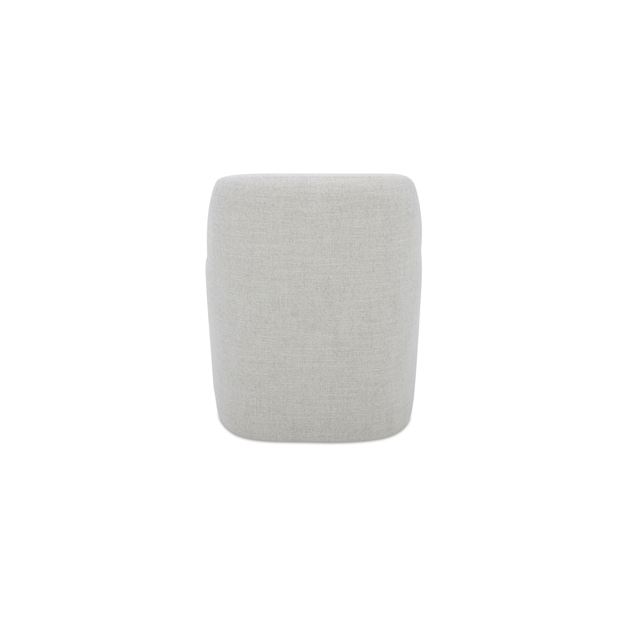 Maisie - Rolling Dining Chair - Flecked Oat / Beige