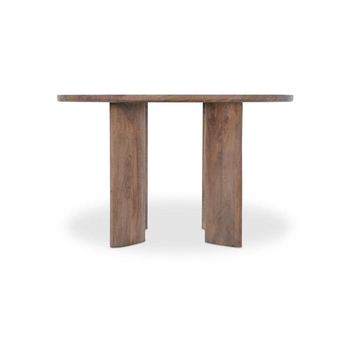 Lia - Round Dining Table - Dark Brown