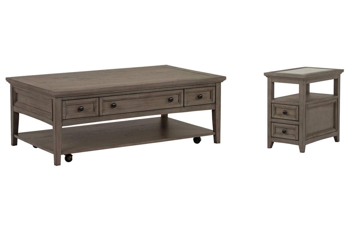 Paxton Place - Rectangular Caster Cocktail Table Set