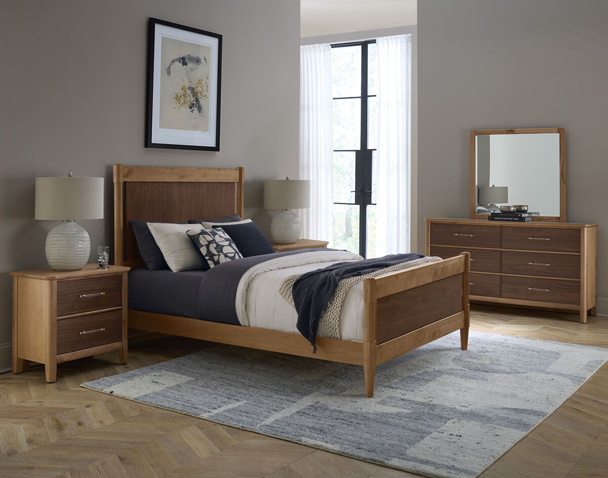 modern two tone dresser Nordhaven - 6 Drawer Dresser