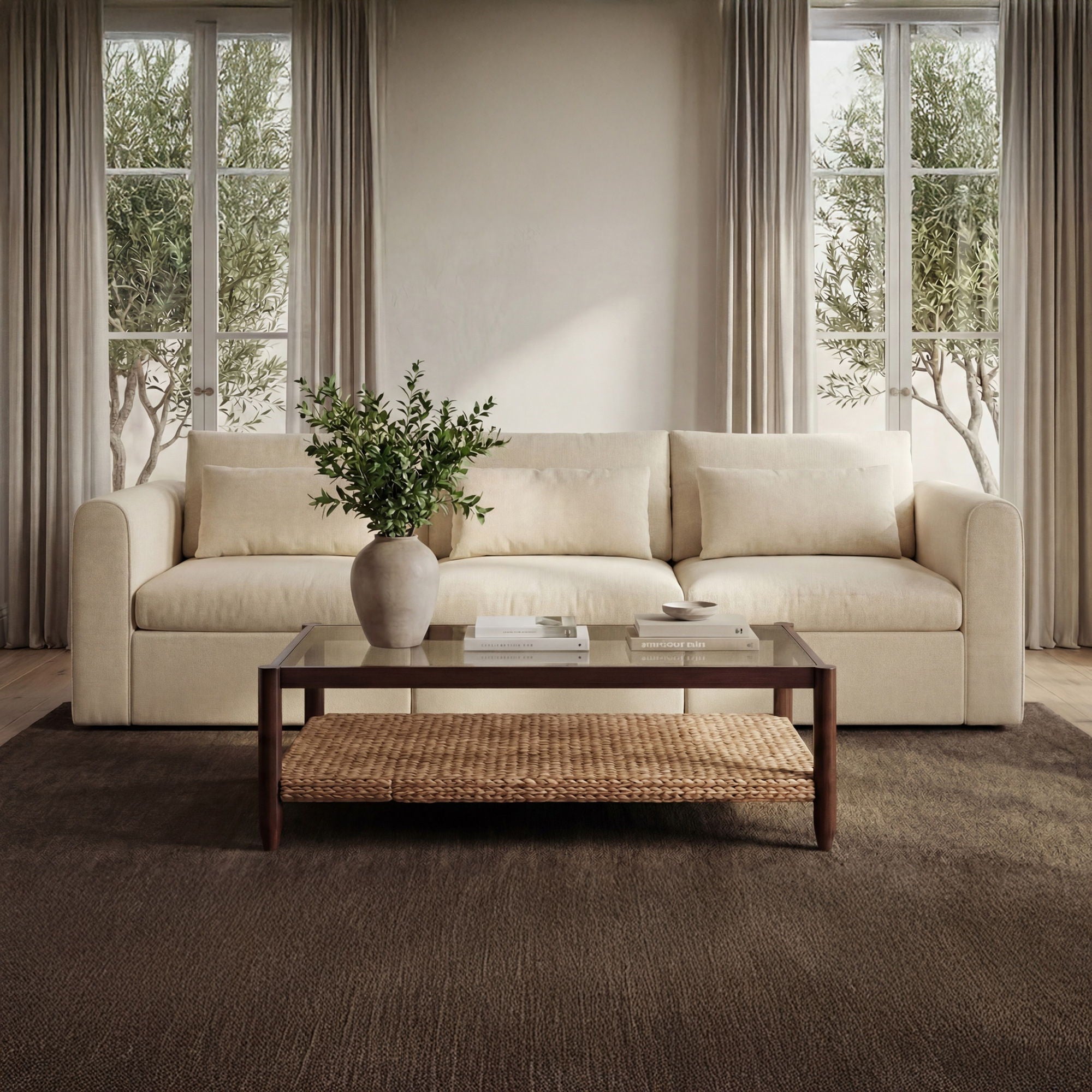 Swift - Right Arm Facing Chair - Light Beige