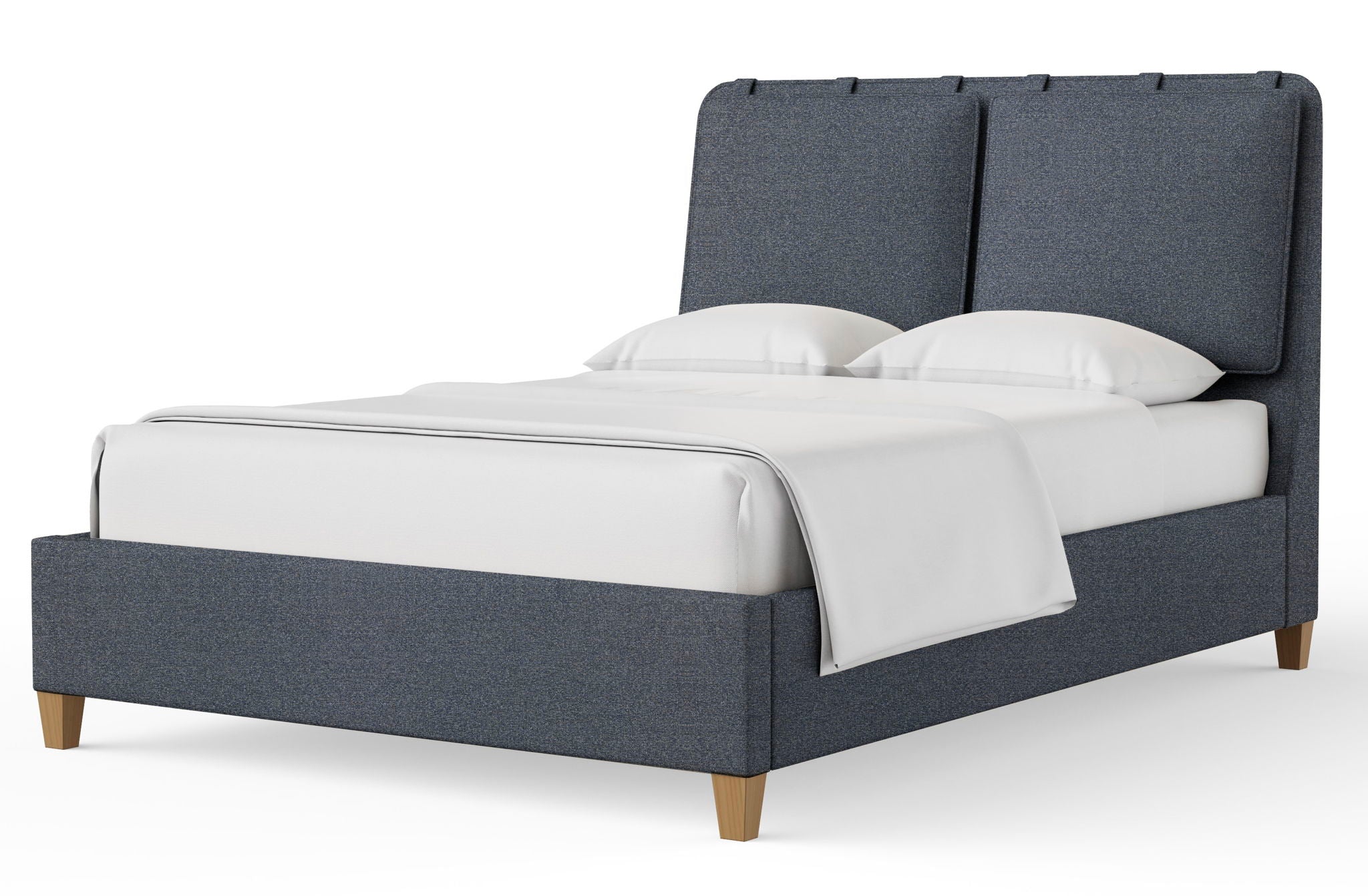 Pure Maple - Upholstered Bed - Maple Syrup Legs