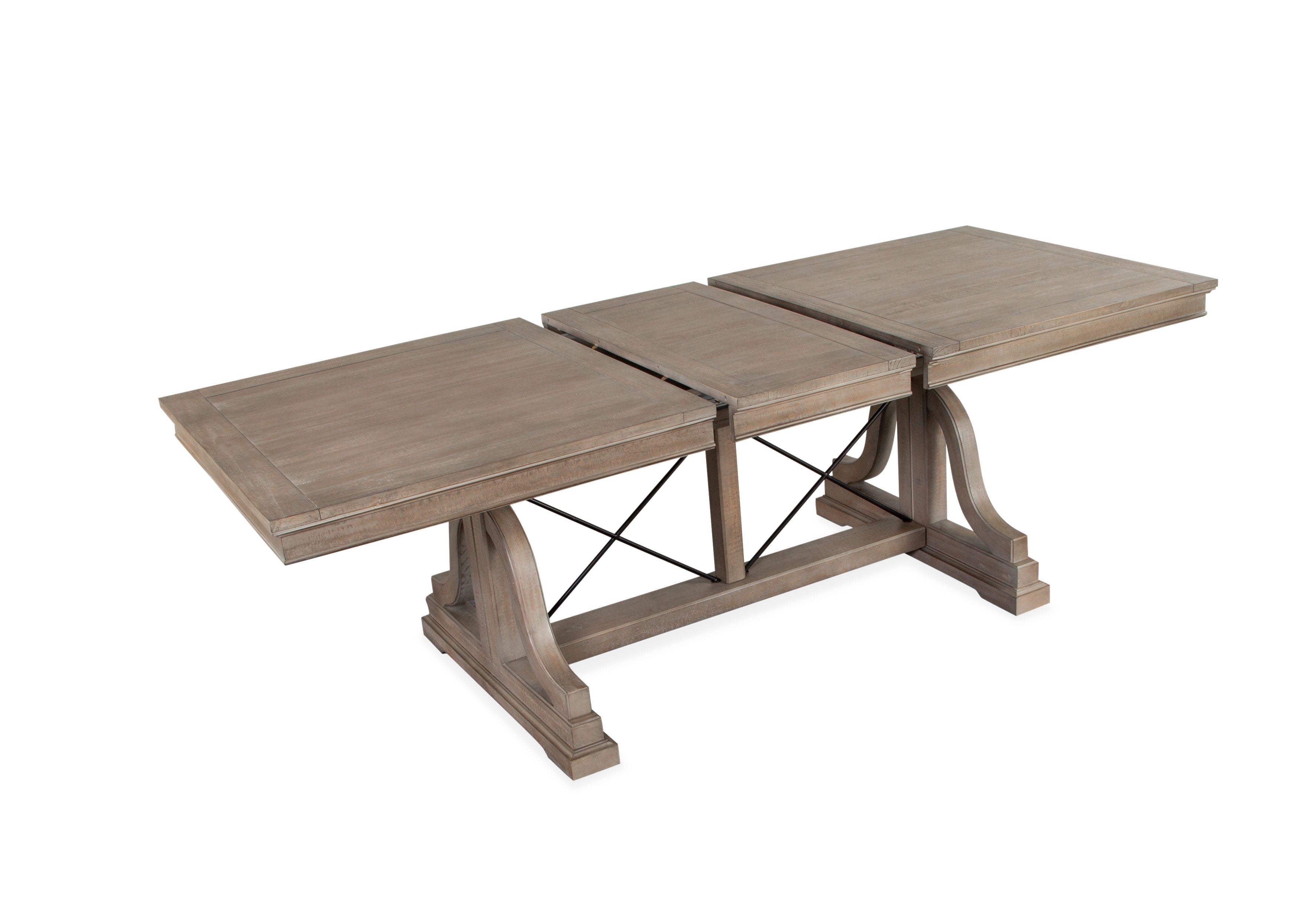 Paxton Place - Trestle Dining Table - Dovetail Gray