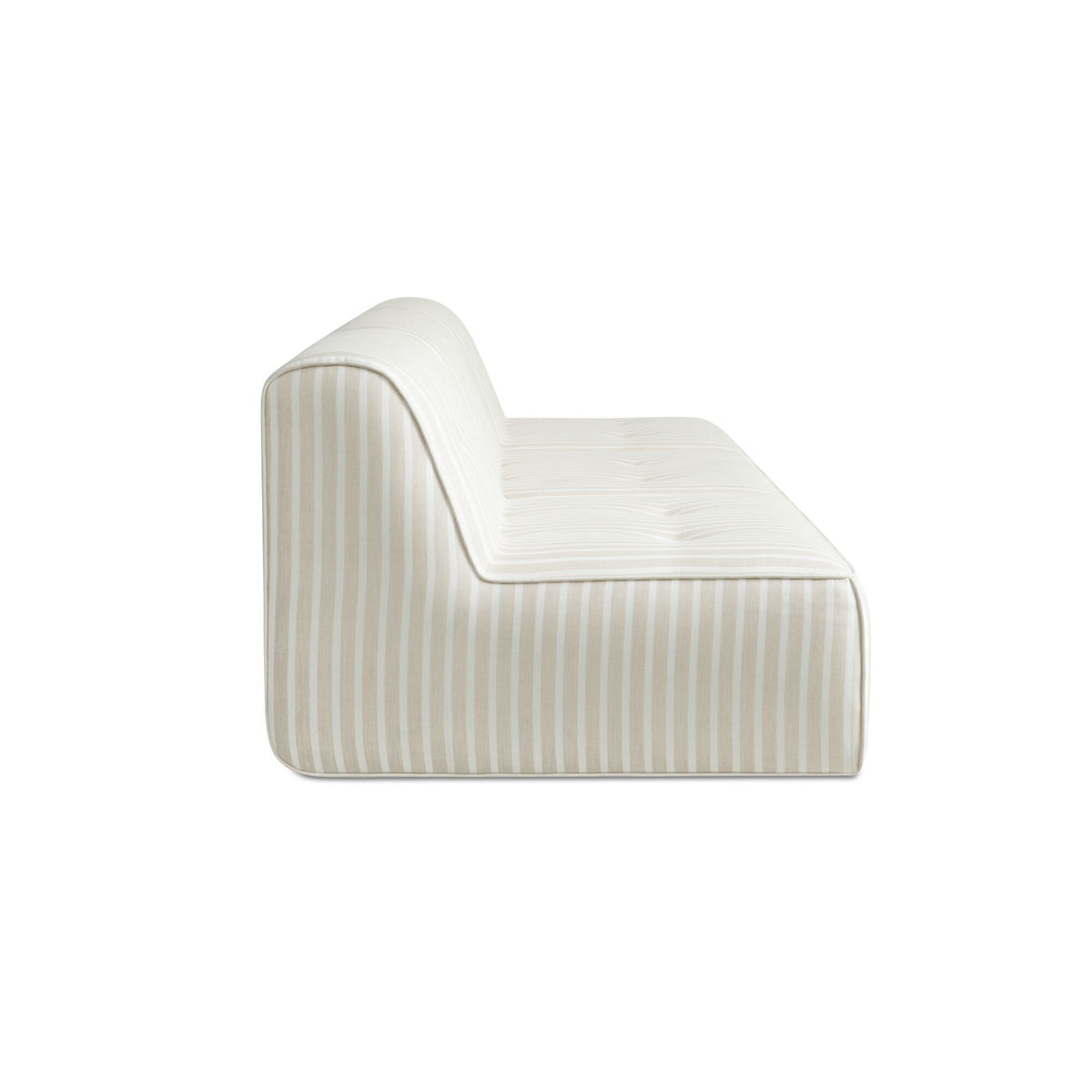Sunseeker - 3 Piece Outdoor Sofa - Brown Stripe