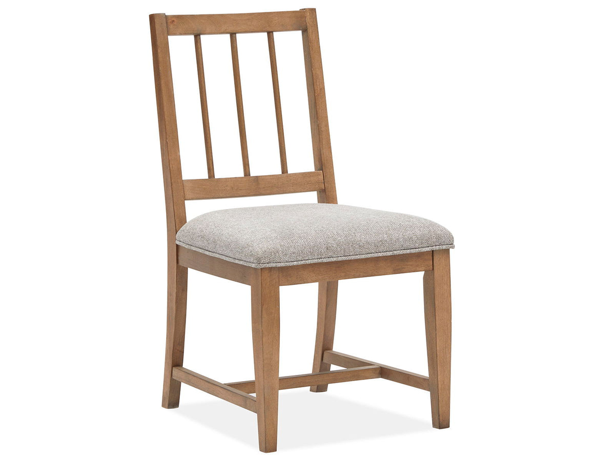 Lindon - Dining Side Chair With Upholstered Seat (Set of 2) - Gray