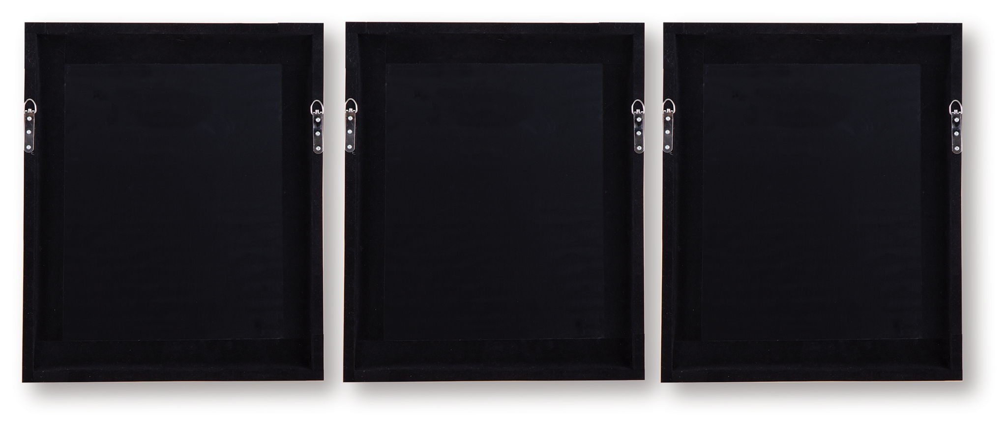 Hendridge - Wall Art Set (Set of 3) - Taupe / White