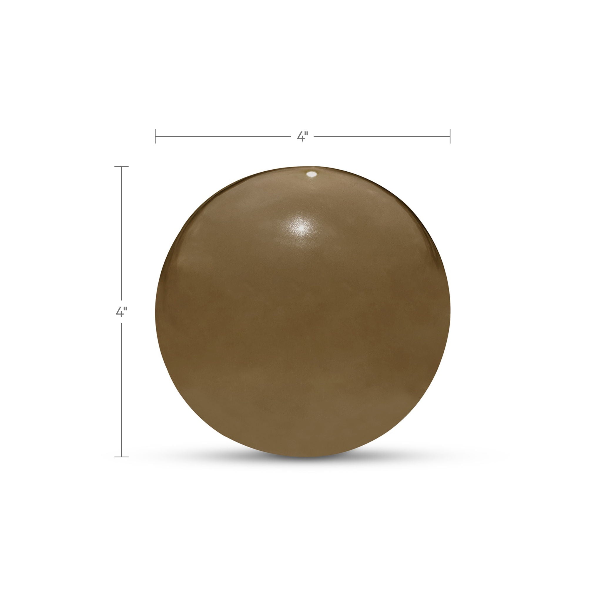 Bonn - Cast Glass Decorative Object - Light Smoky Brown