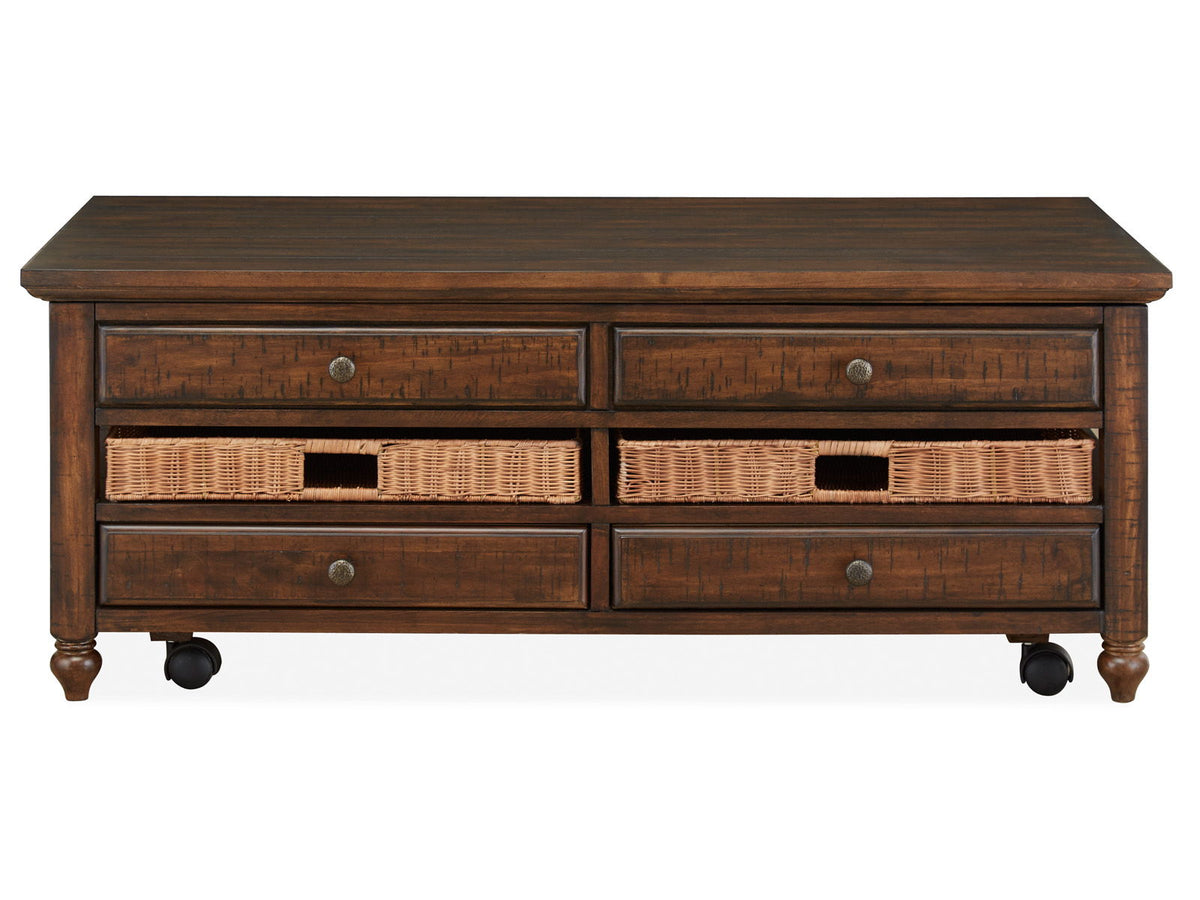 Cottage Lane - Rectangular Lift Top Cocktail Table Set