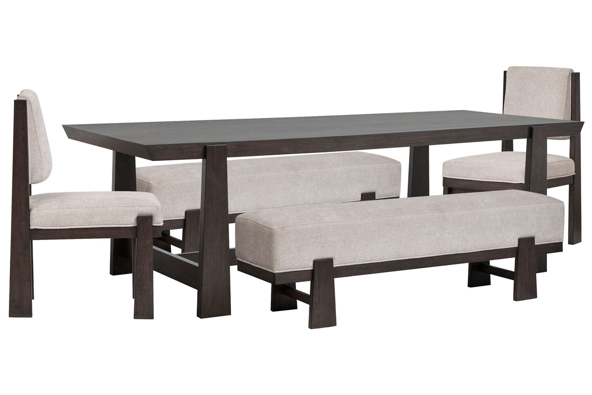 Tauren - Trestle Dining Table Set