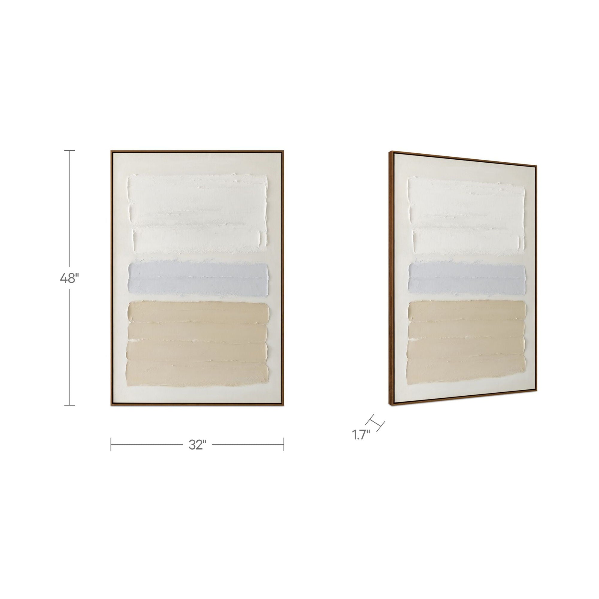 Aire - Framed Painting - Multicolor