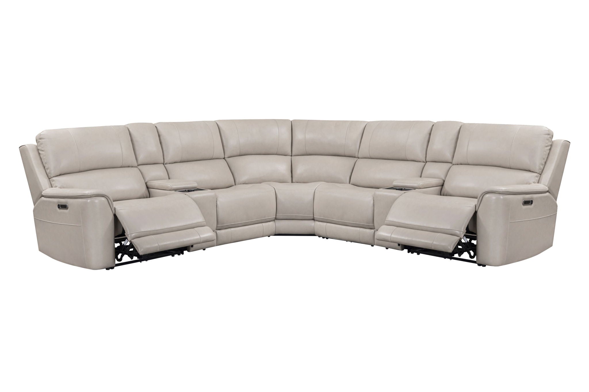Easton - Power Reclining Sectional With Power Adjustable Headrests