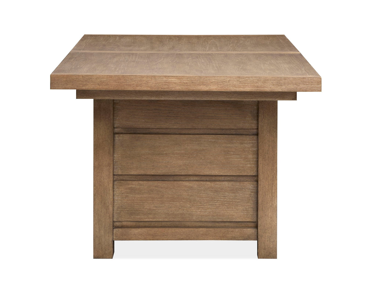 Plum Creek - 7 Piece Extendable Trestle Dining Table Set