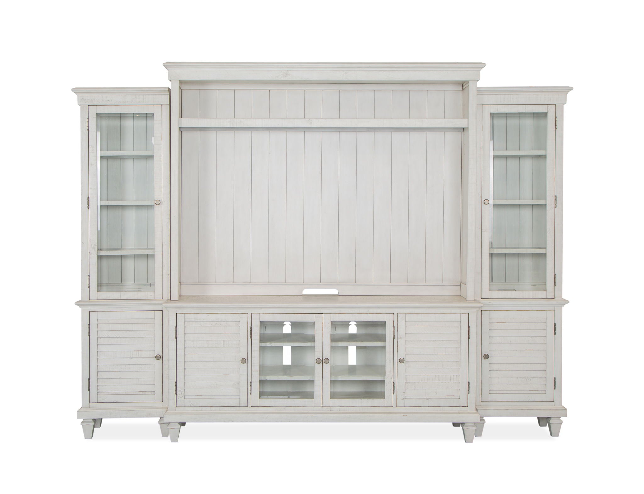 Newport - Wood Hutch - Alabaster