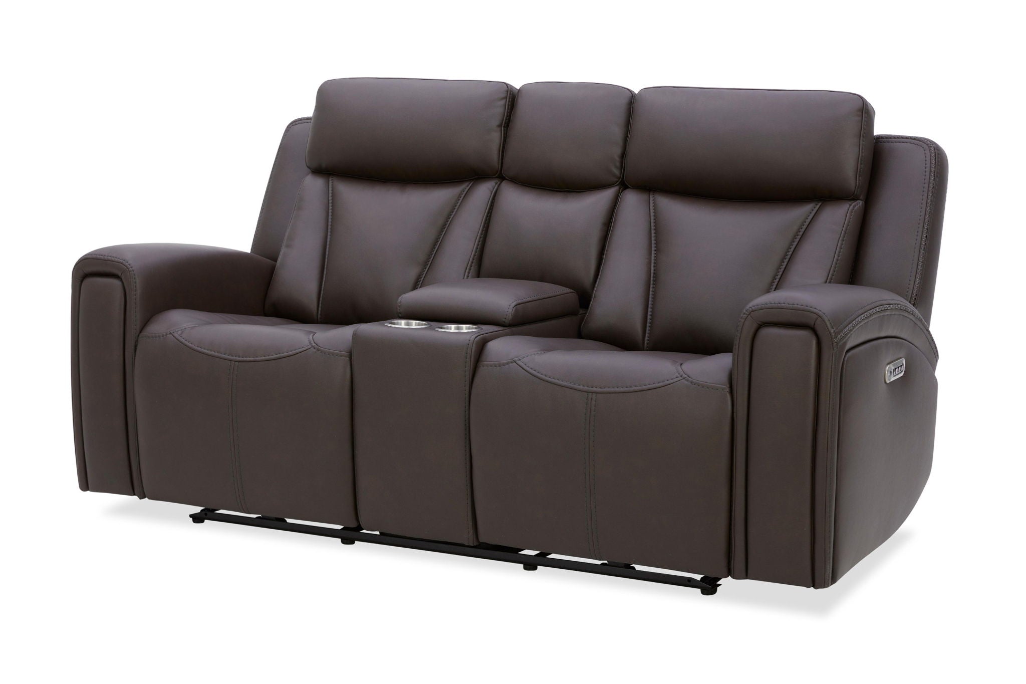 Maveric - Power Zero Gravity Console Loveseat P3 - Bette Coffee