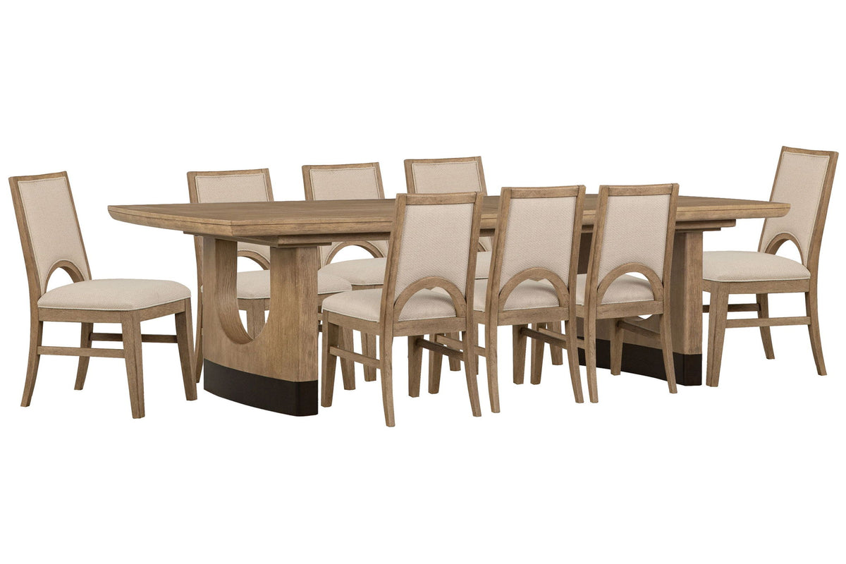 Tristan - Extendable Trestle Dining Table Set