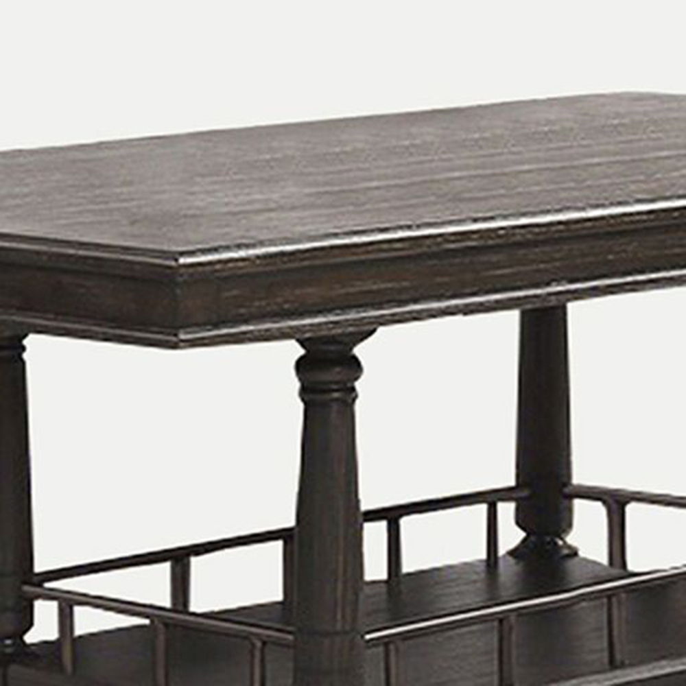 Bellamy Lane - Counter Table With Leaf - Elm