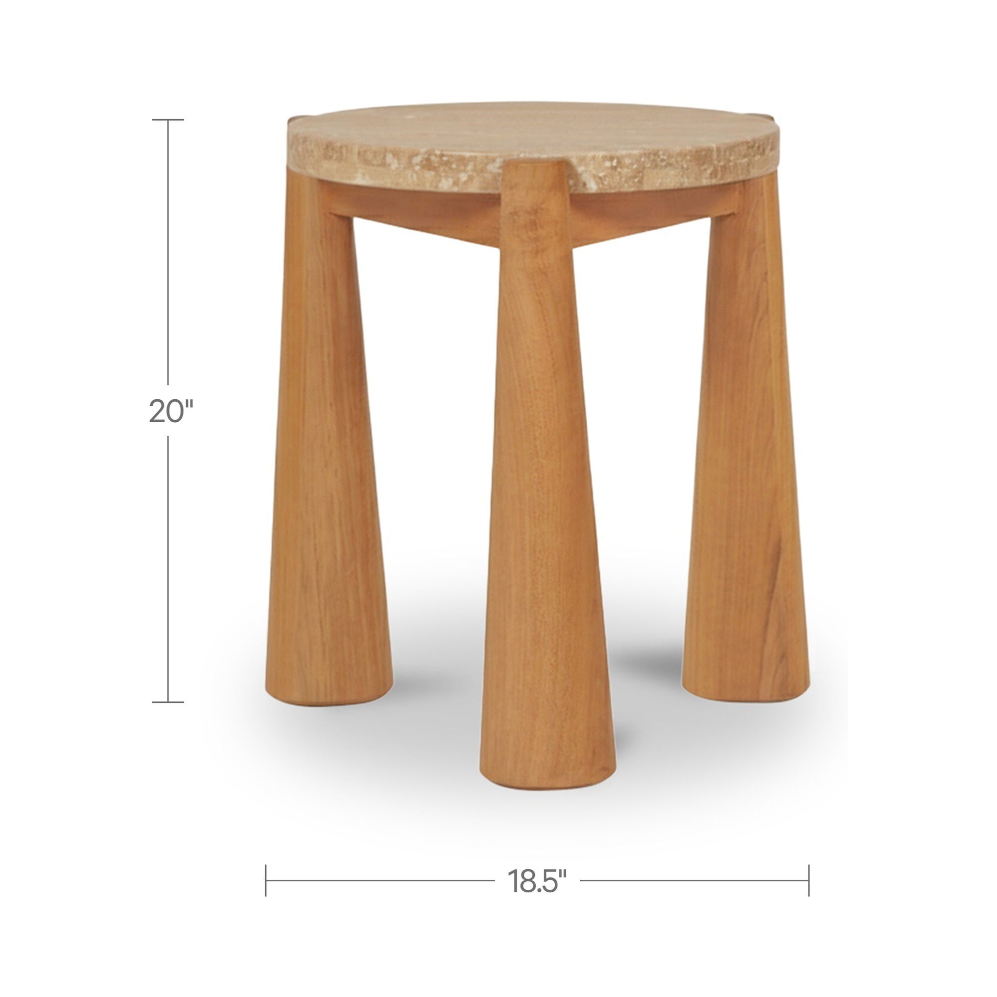 Pax - Outdoor Side Table - Natural
