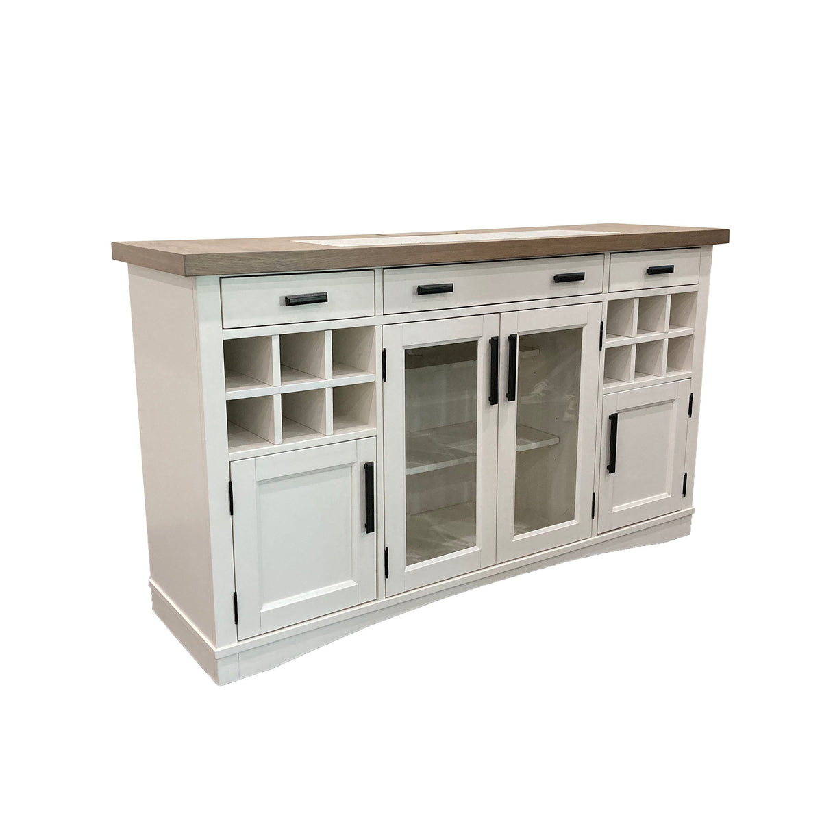 Americana Modern Dining - Buffet Server With Quartz Insert