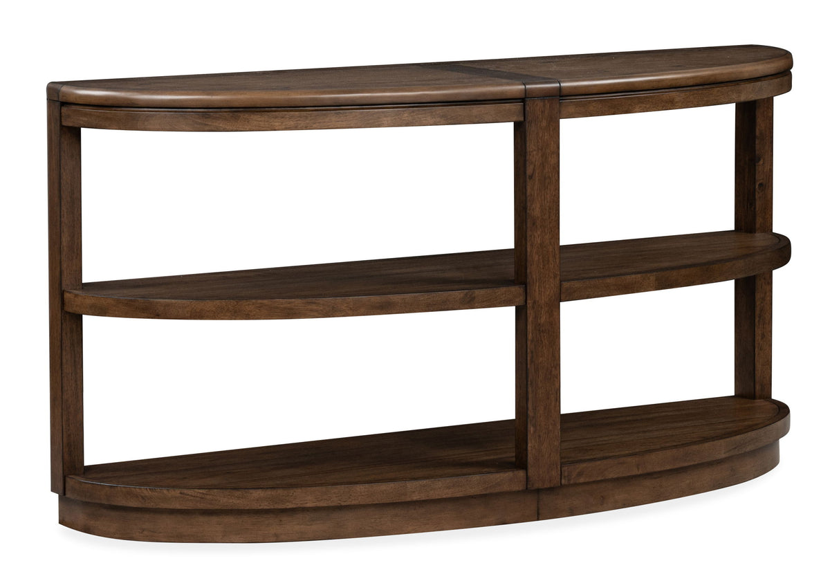 Connolly - Demilune Sofa Table - Brown