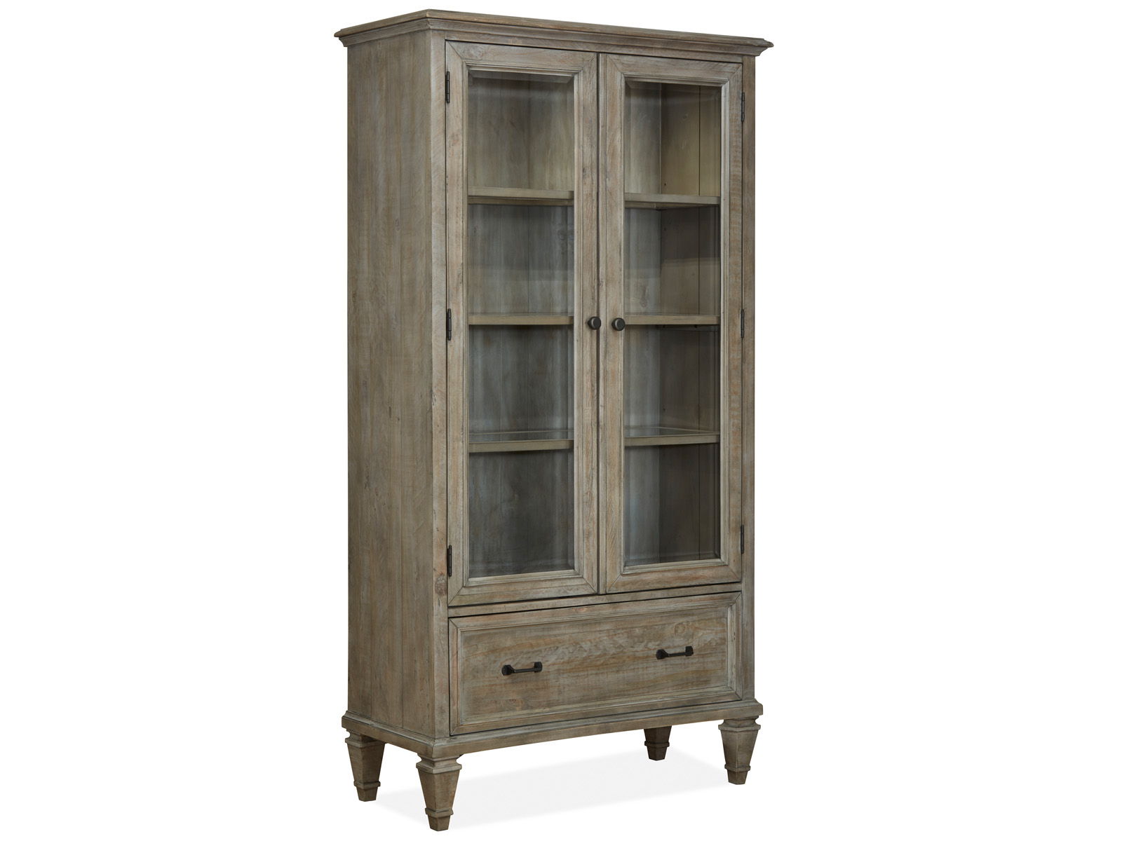 Lancaster - Door Bookcase - Dove Tail Gray