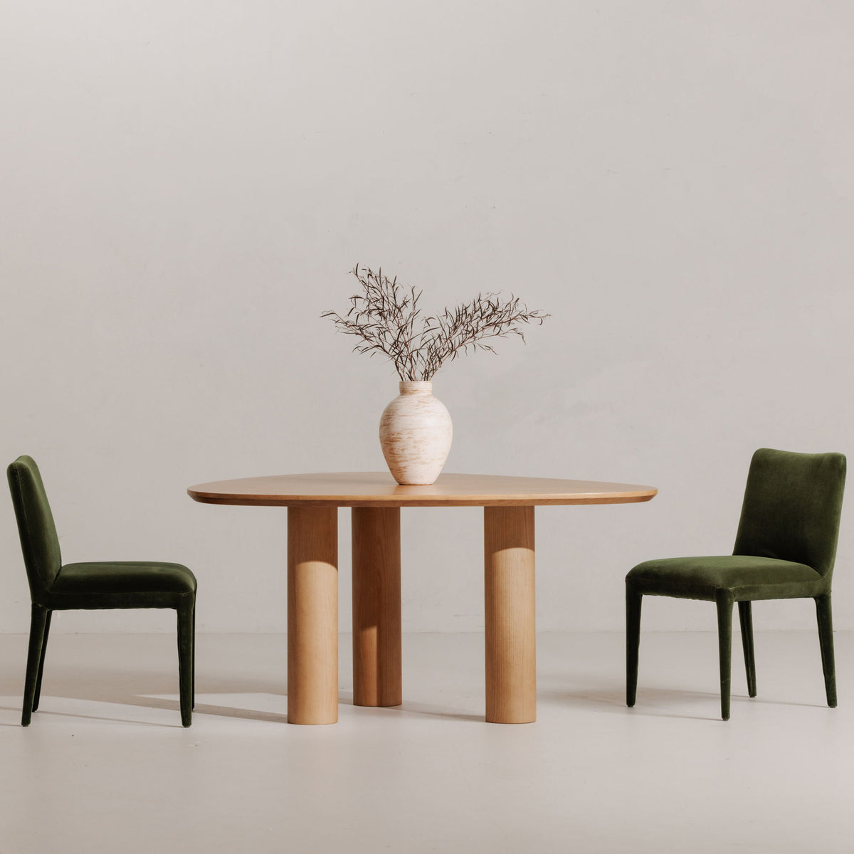 Calla - Velvet Dining Chair (Set of 2) - Green