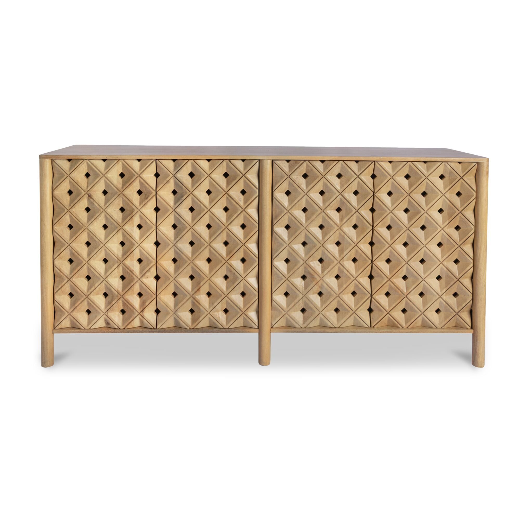 Fulton - 4 Door Sideboard - Natural