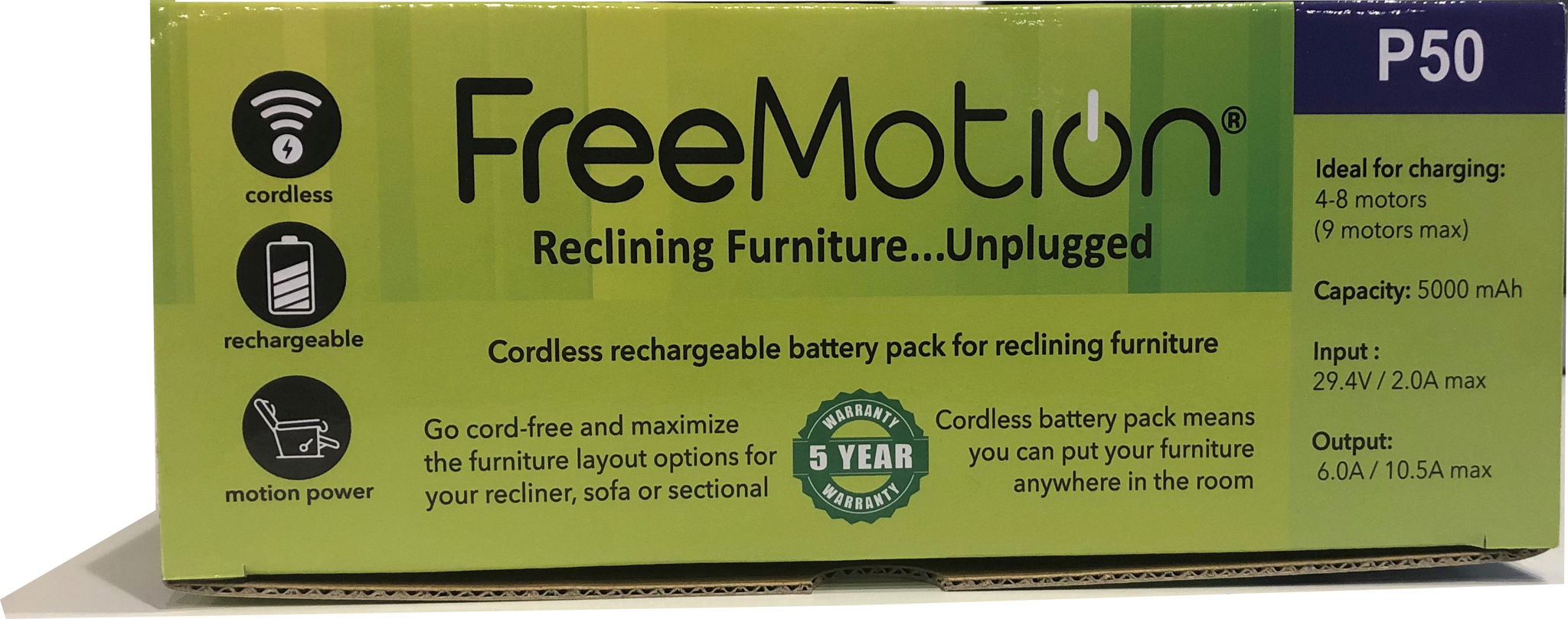 Freemotion - Battery 5000 mAh - Black