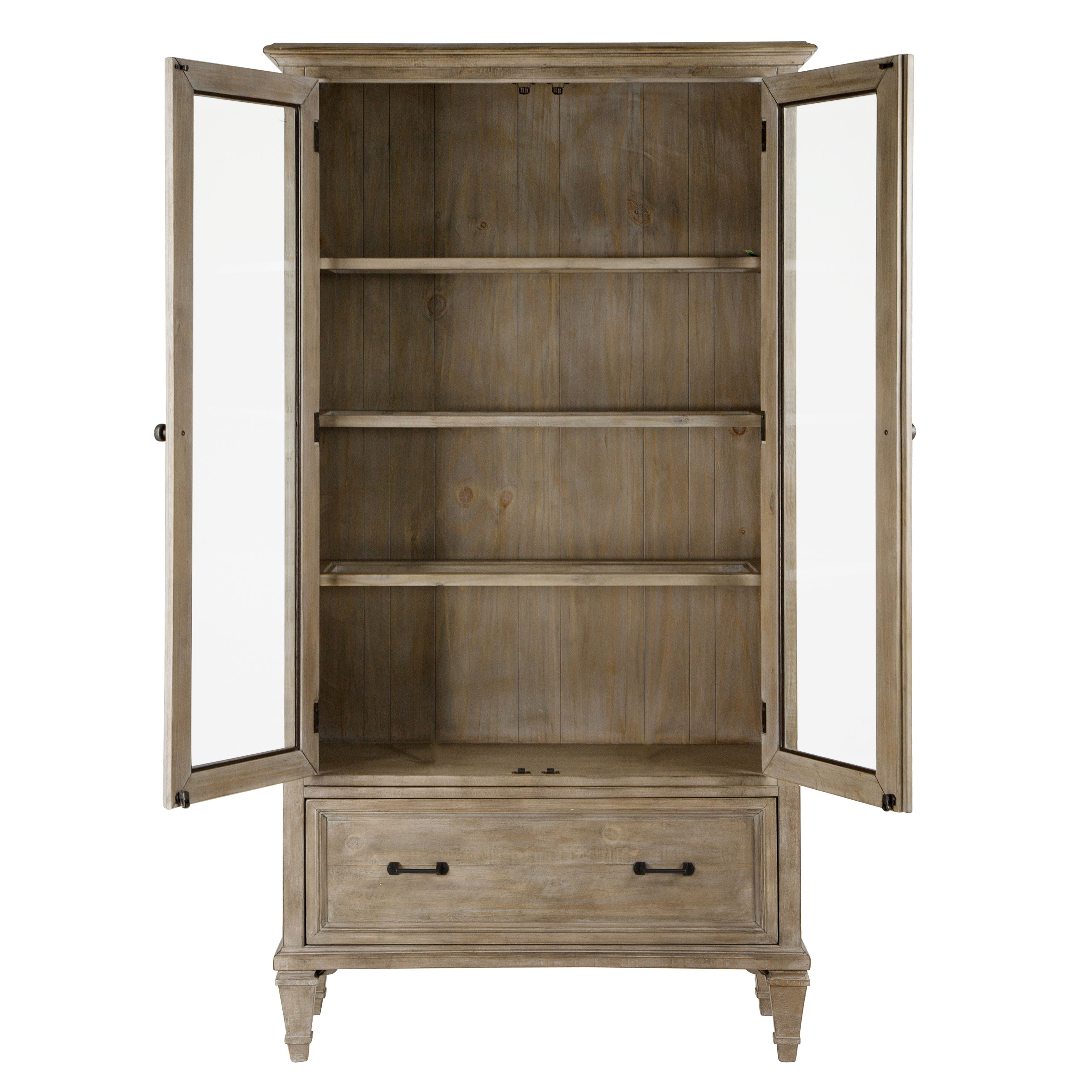 Lancaster - Door Bookcase - Dove Tail Gray