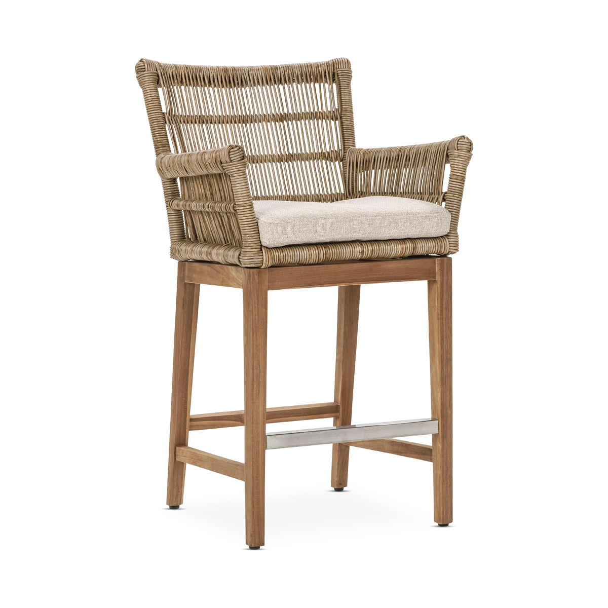 Valerie - Outdoor Counter Stool - Natural