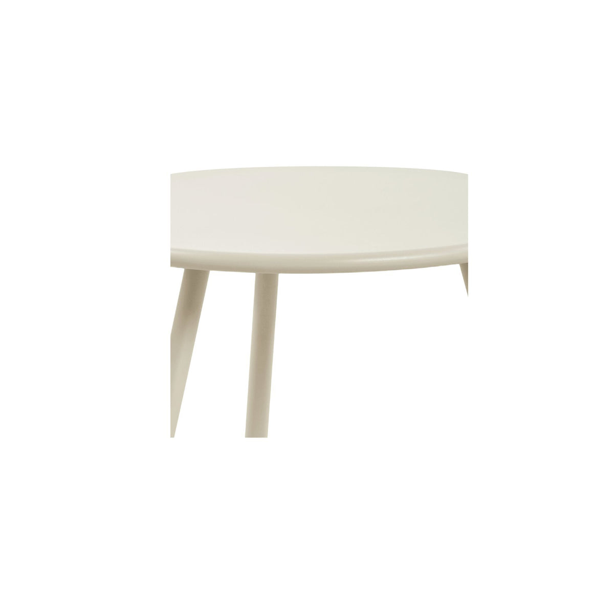 Kari - Outdoor Nesting Coffee Table - Cream / White